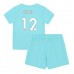 Wolves Matheus Cunha #12 Babykleding Derde Shirt Kinderen 2023-24 Korte Mouwen (+ korte broeken)